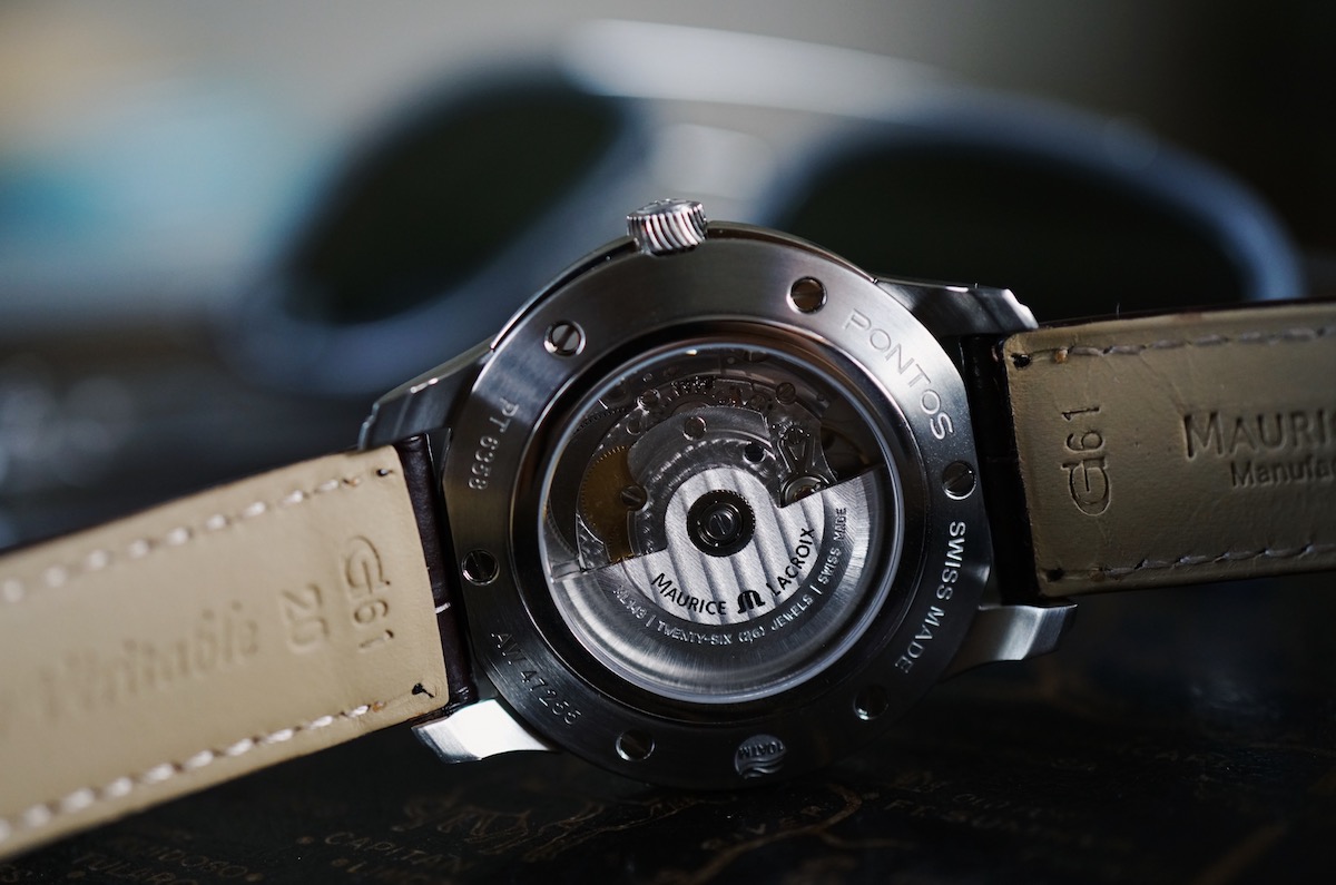 Maurice Lacroix Pontos Day Date caseback