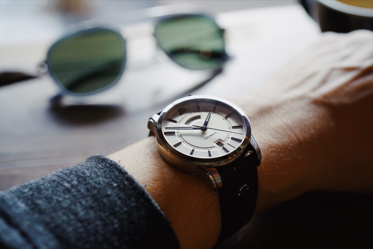 Maurice Lacroix Pontos Day Date wrist shot