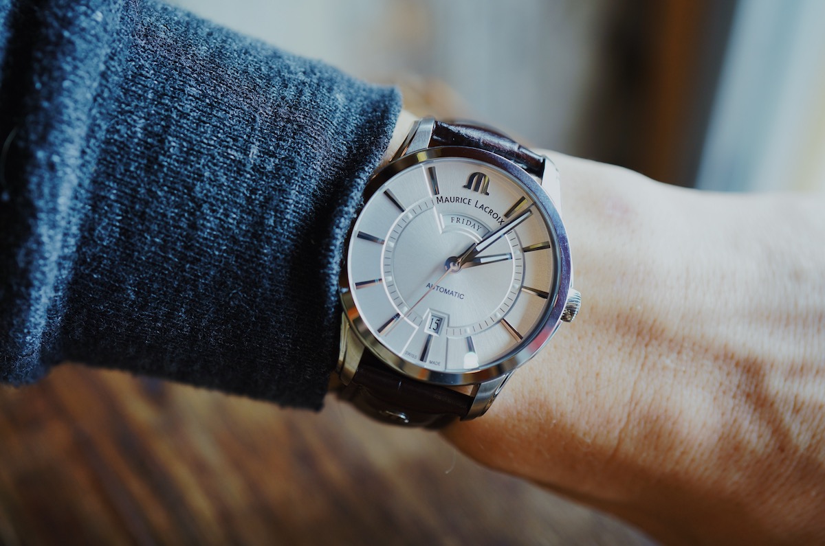 Maurice Lacroix Pontos Day Date wrist shot