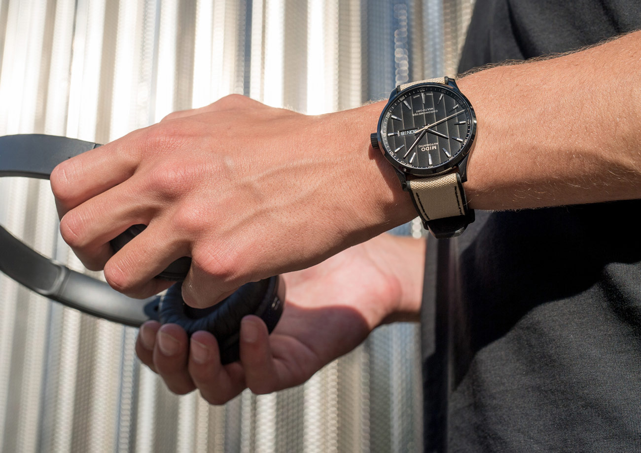 Mido Multifort Chronometer on wrist