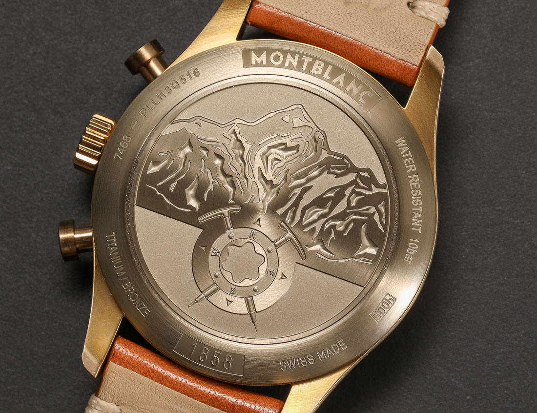 Montblanc 1858 Automatic Chronograph caseback