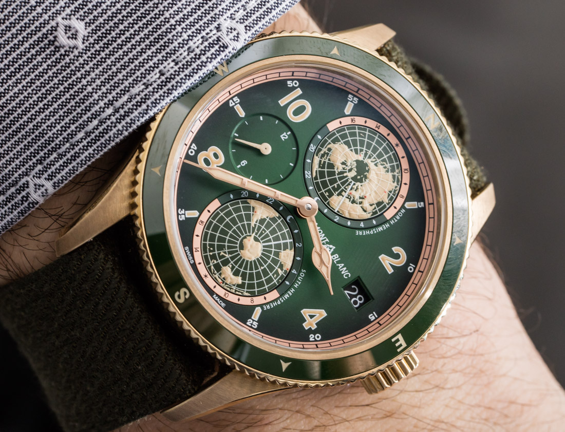 Montblanc 1858 Geosphere Green  Bronze