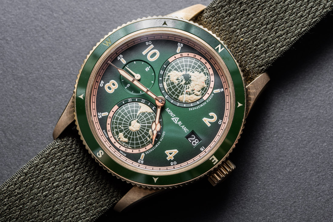 Montblanc 1858 Geosphere Green  Bronze