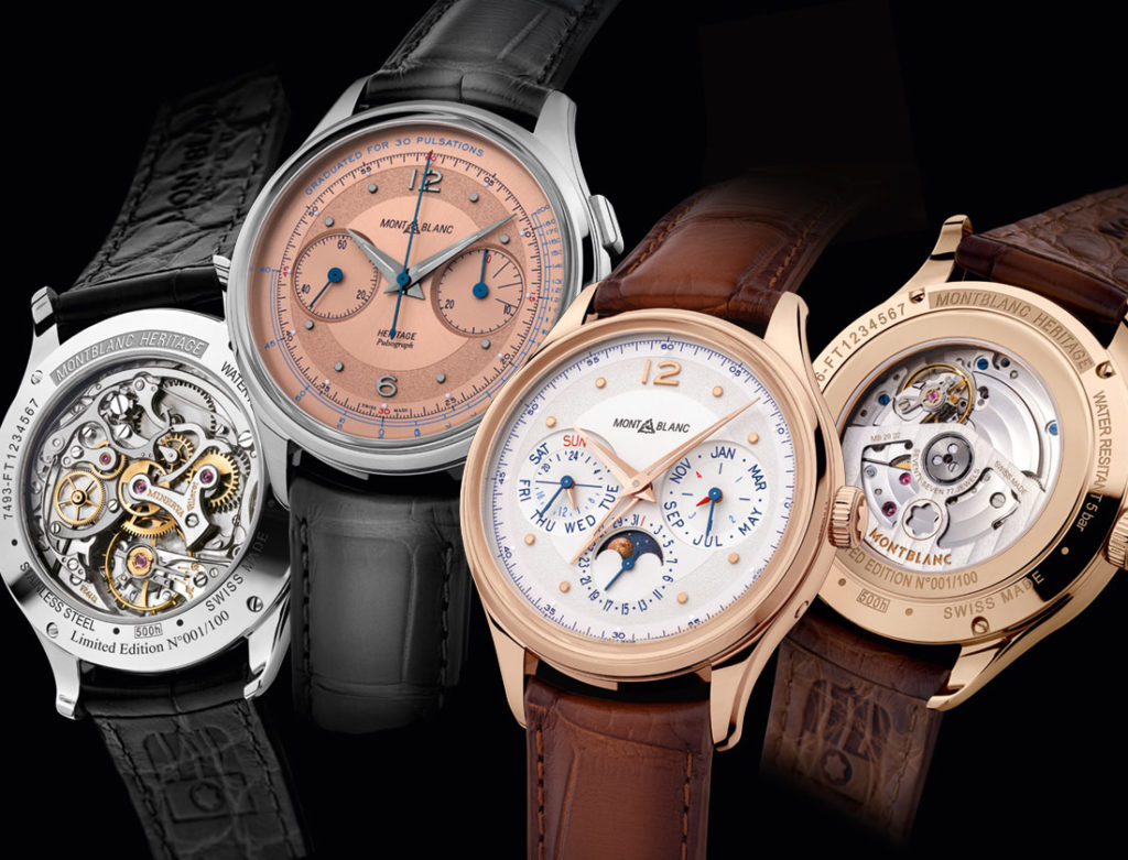 Montblanc Heritage Manufacture Perpetual Calendar  Pulsograph Watches