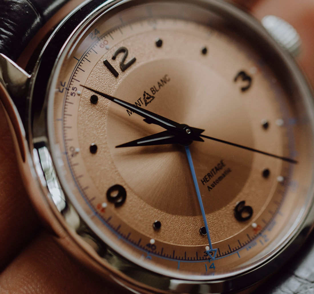 Montblanc Heritage Automatic GMT gold