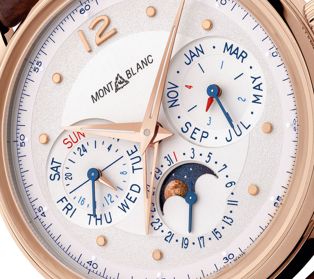 Montblanc Heritage Manufacture Perpetual Calendar dial