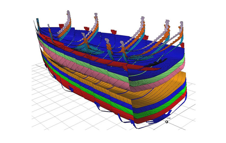 Boat hull with NTPT