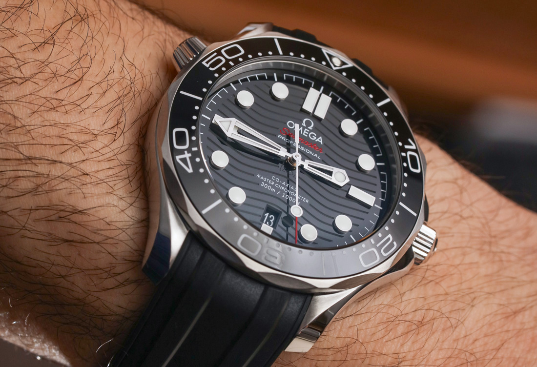 omega seamaster professional 300m diver on wrist