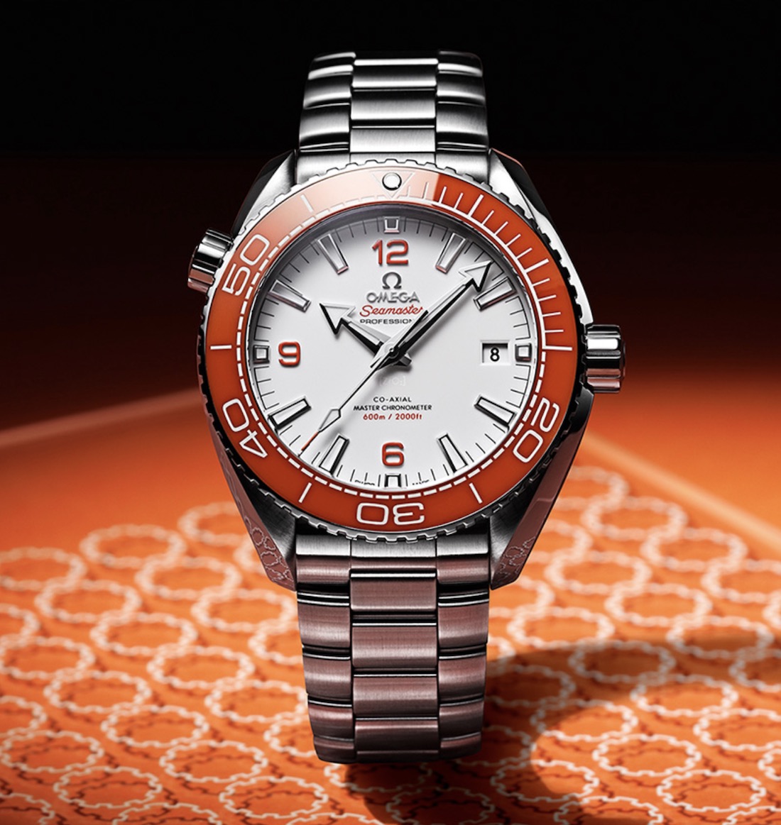 omega seamaster planet ocean 600m orange bezel