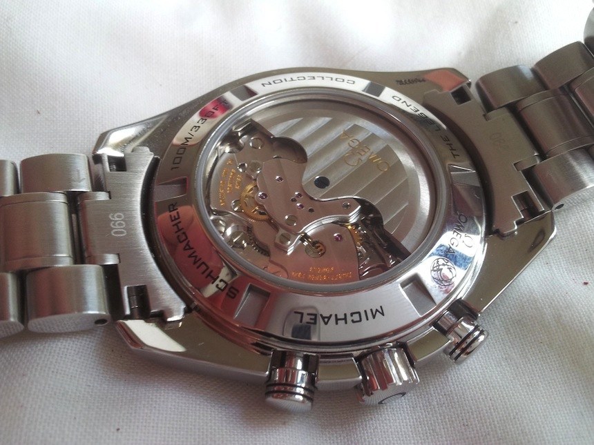Omega Speedmaster Legend Case-back - Photo courtesy of John Spellman