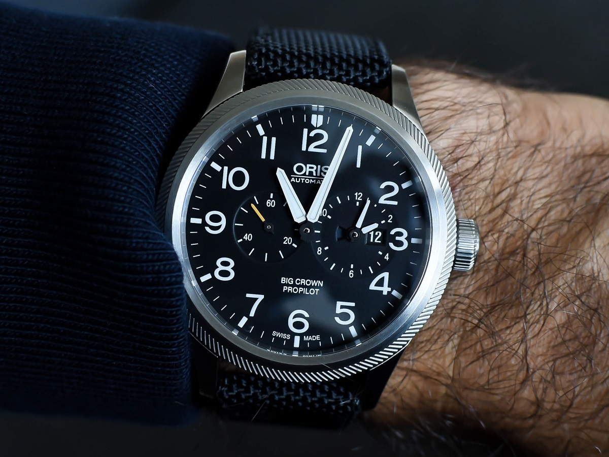 Oris Big Crown ProPilot Worldtimer wrist shot