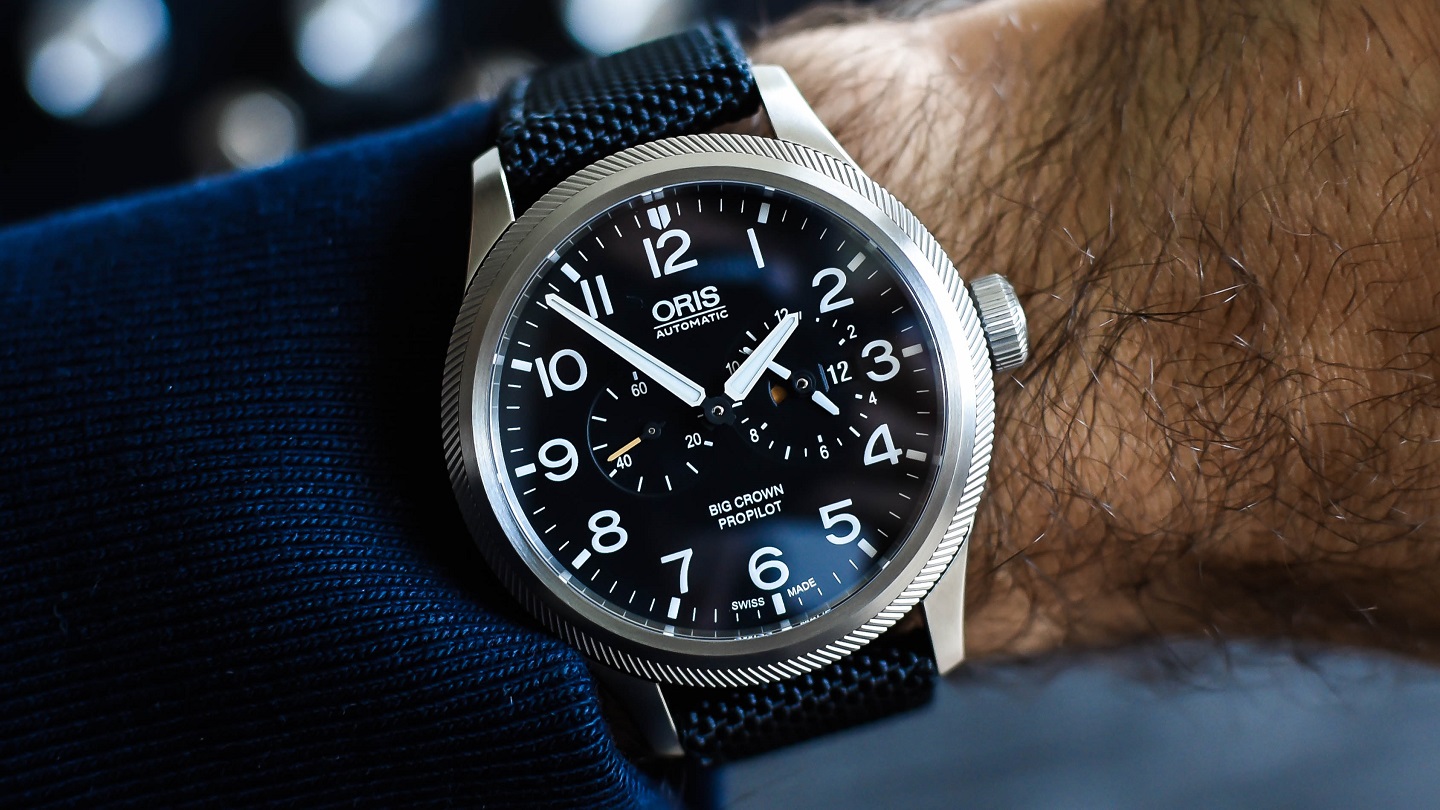 Oris Big Crown ProPilot Worldtimer wrist shot