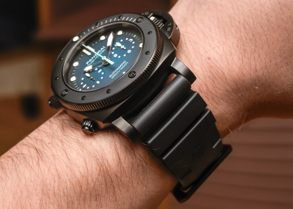 Panerai Guillamne Nery Submersible limited edition wrist shot