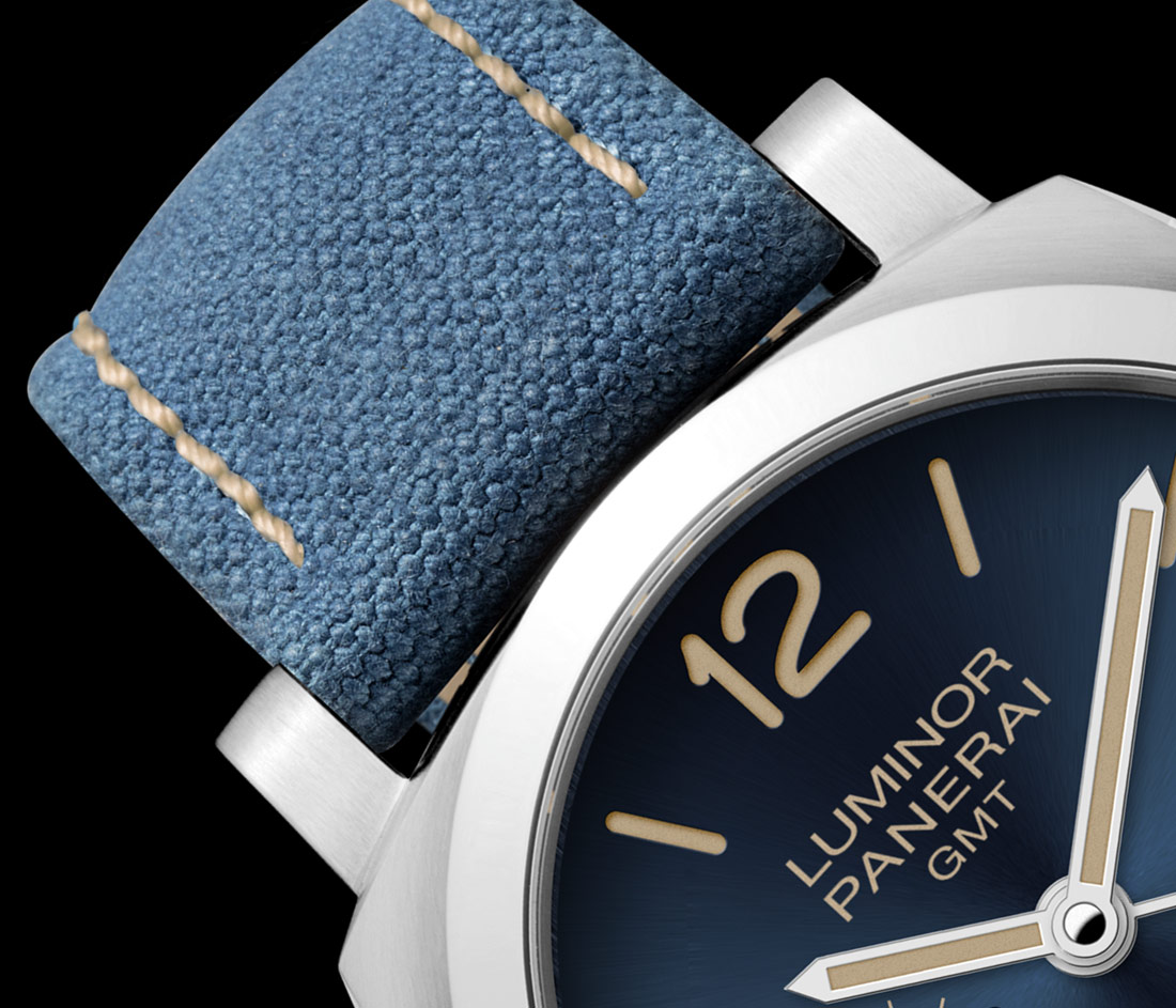 Panerai Luminor 1950 10 Days GMT Automatic Acciaio Design Miami PAM986 strap