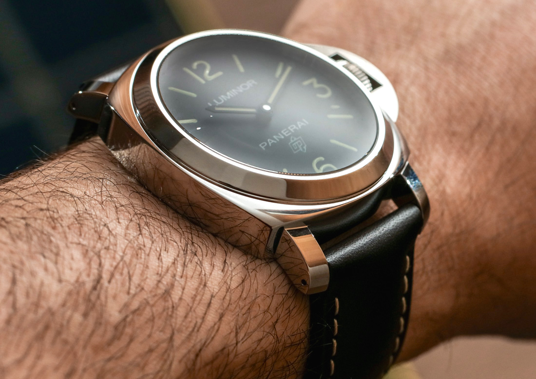 Panerai Luminor Base Logo 3 Days on wrist