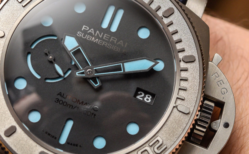 Panerai Mike Horn Submersible dial
