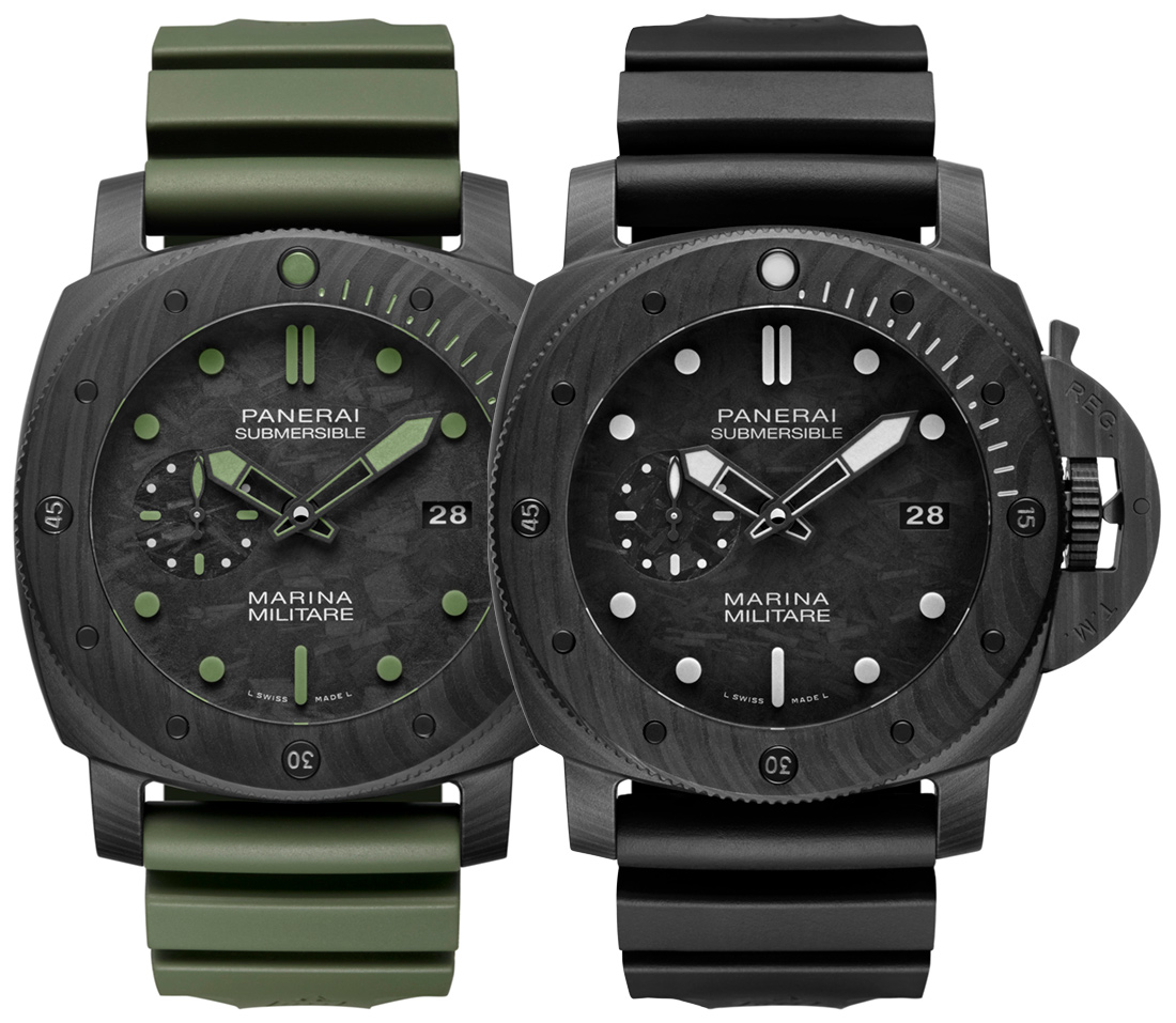 Panerai Submersible Marina Militare Carbotech collection