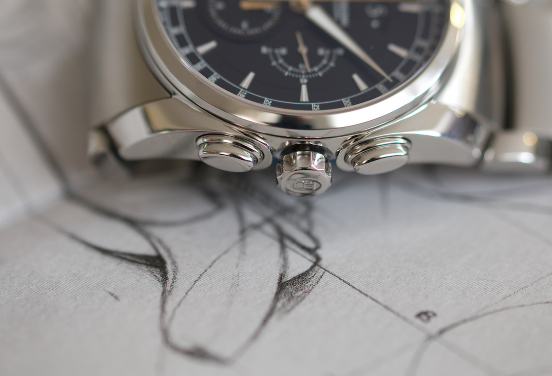 Parmigiani Fleurier Tonda Metrographe chronograph pushers