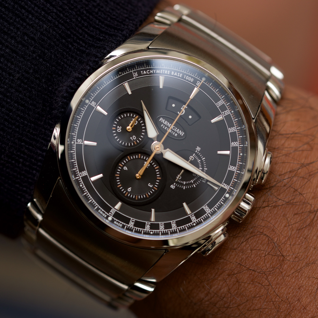 Parmigiani Fleurier Tonda Metrographe on wrist