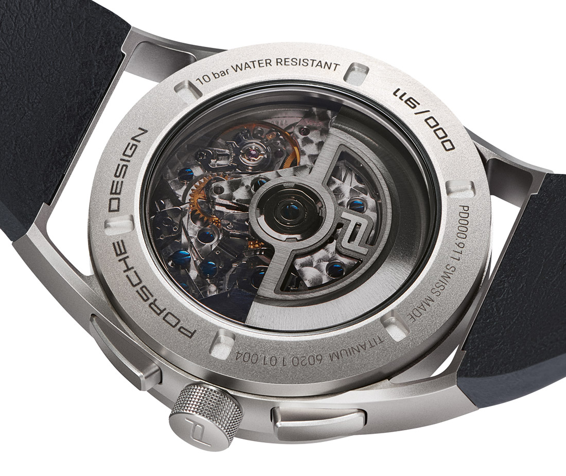 Porsche Design 911 Chronograph Timeless Machine case back