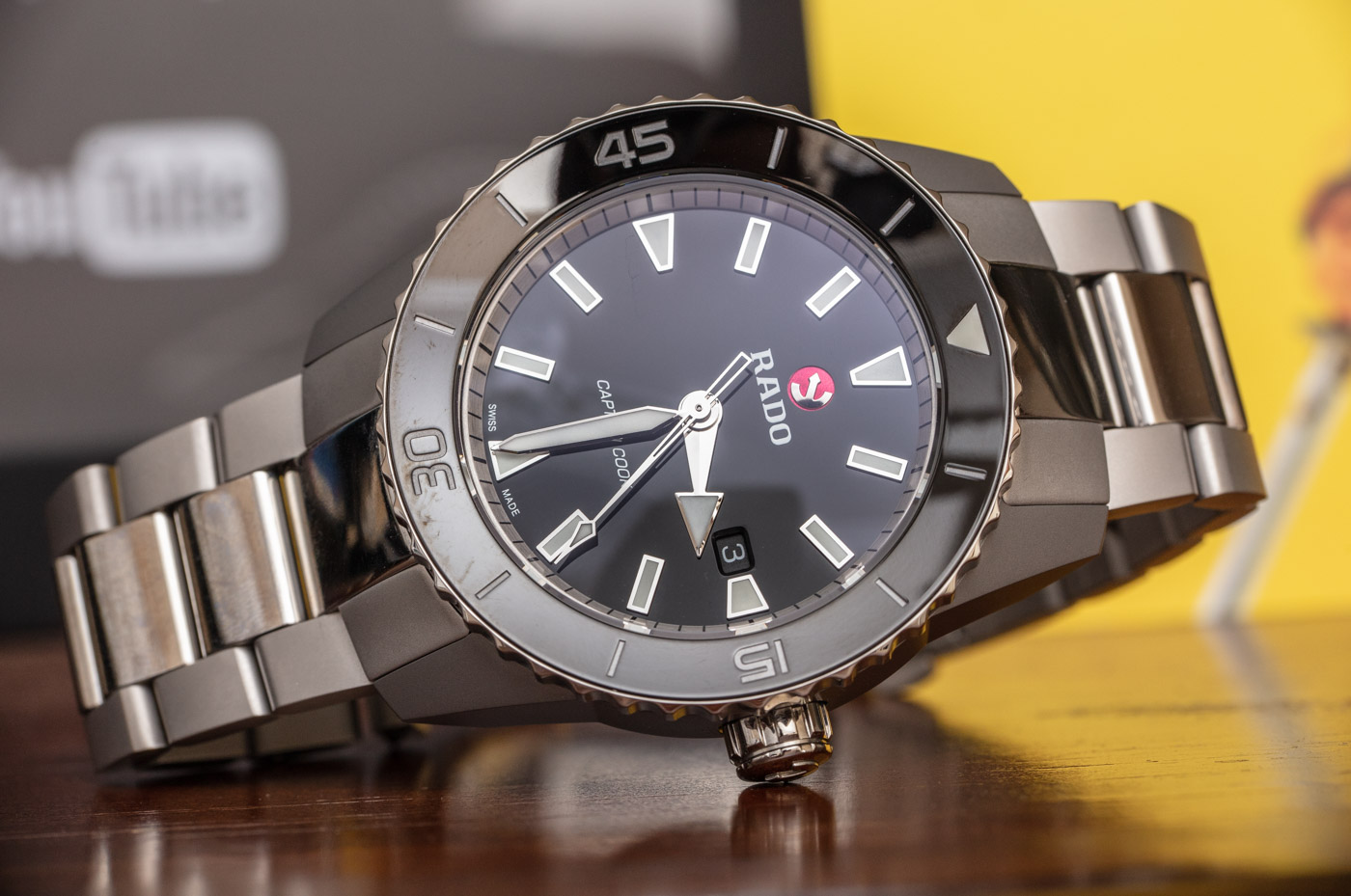 rado captain cook 45mm