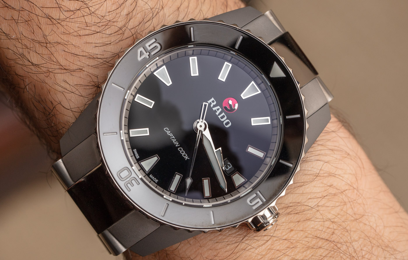 rado captain cook 45mm
