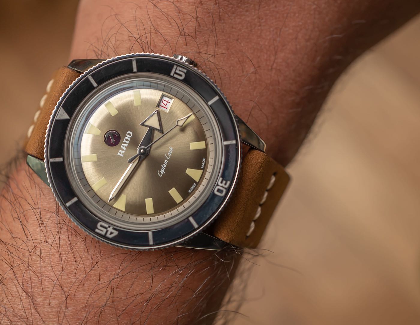Rado Captain Cook 37mm bronze patina dial
