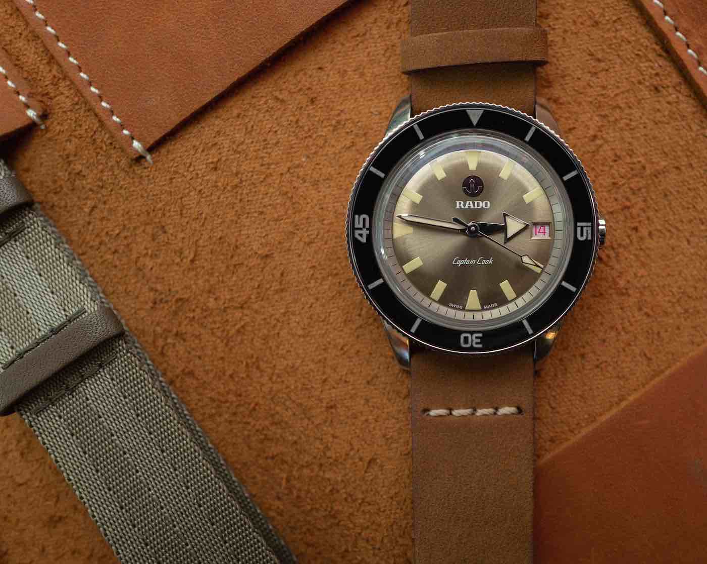 Rado Captain Cook 37mm bronze patina dial