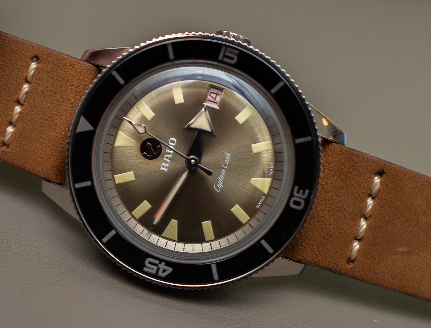 Rado Captain Cook 37mm bronze patina dial