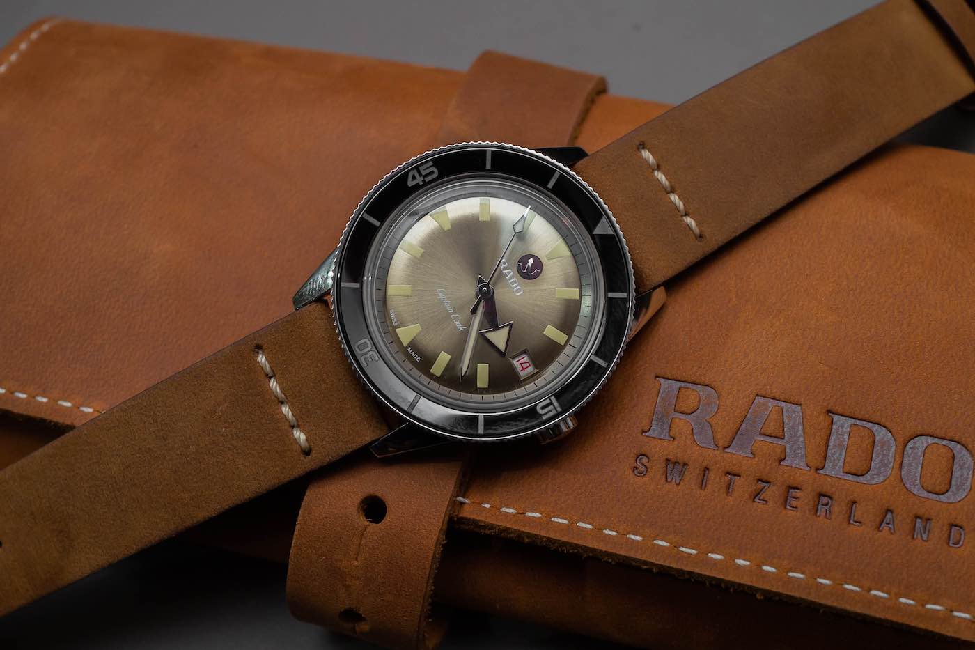 Rado Captain Cook 37mm bronze patina dial