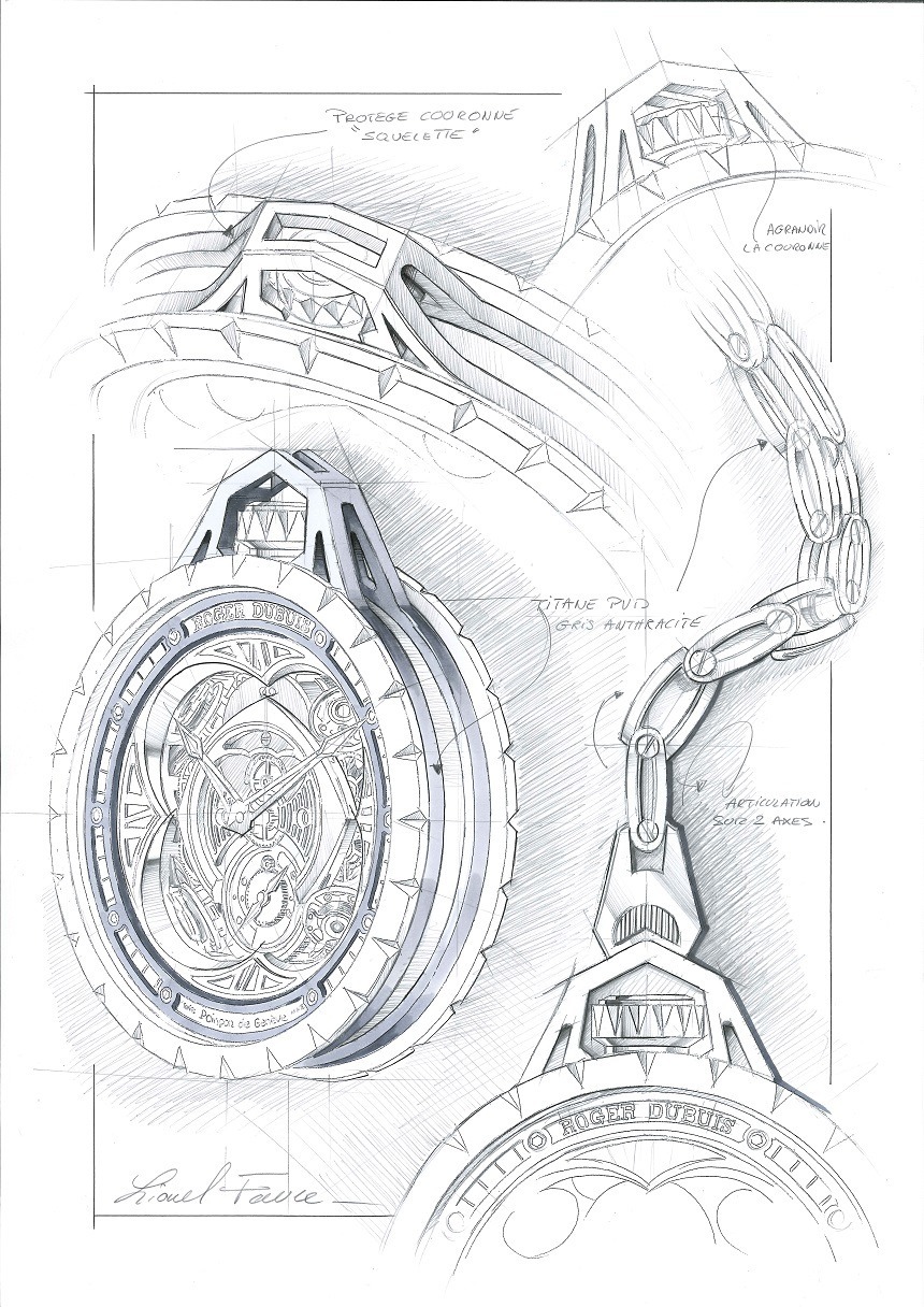 Roger Dubuis Excalibur Spider Pocket Time Instrument Watch