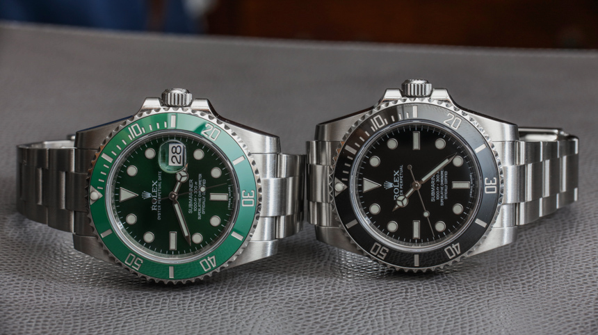rolex submariner green and black