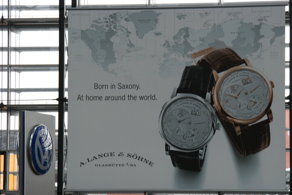 A. Lange  Sohne Dresden Airport ad