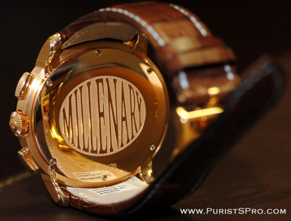 Audemars Piguet Millenary Chronograph back