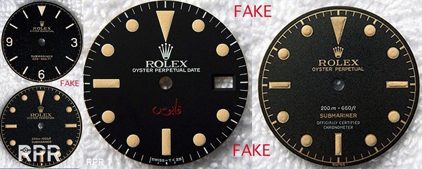 Fake Vintage Rolex Dial