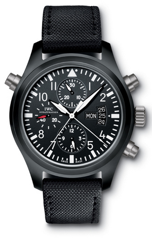 IWC Top Gun Pilot Double Chronograph watch on eBay