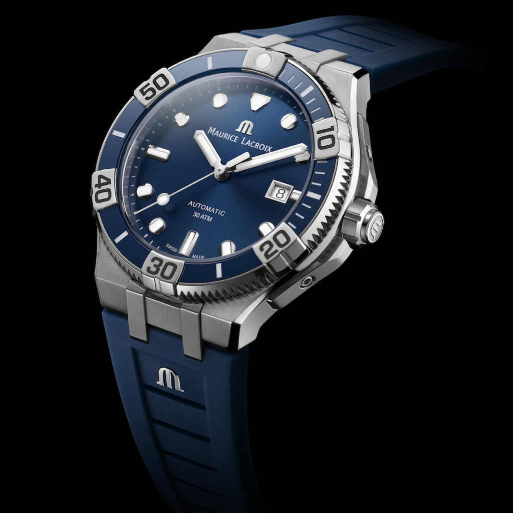 maurice lacroix venturer diver blue dial