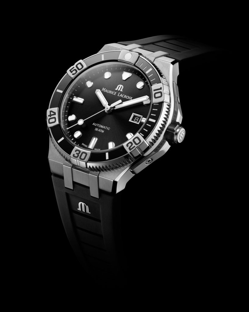 Maurice Lacroix Venturer dive watch black dial