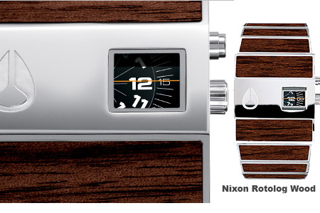 Nixon Rotolog in Wood