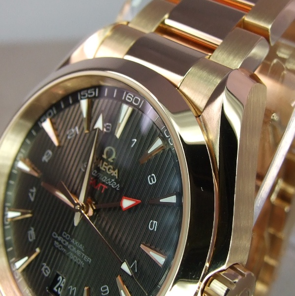 Lug detail of Aqua Terra GMT