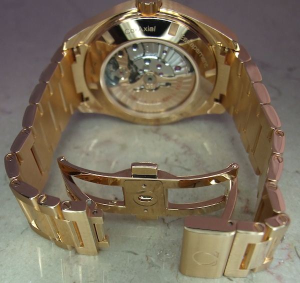 Omega Aqua Terra GMT clasp