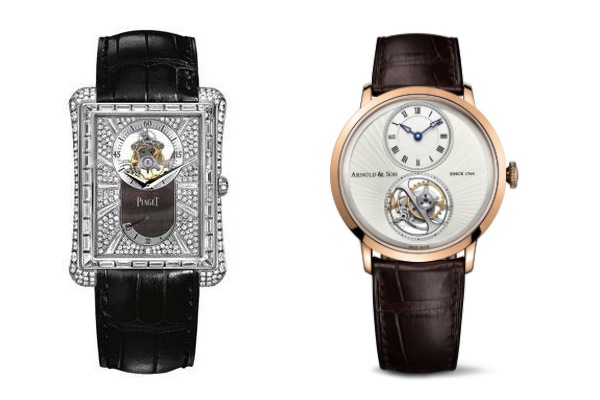 Piaget Emperador and AS Ultra Thin Tourbillon Escapement comparison