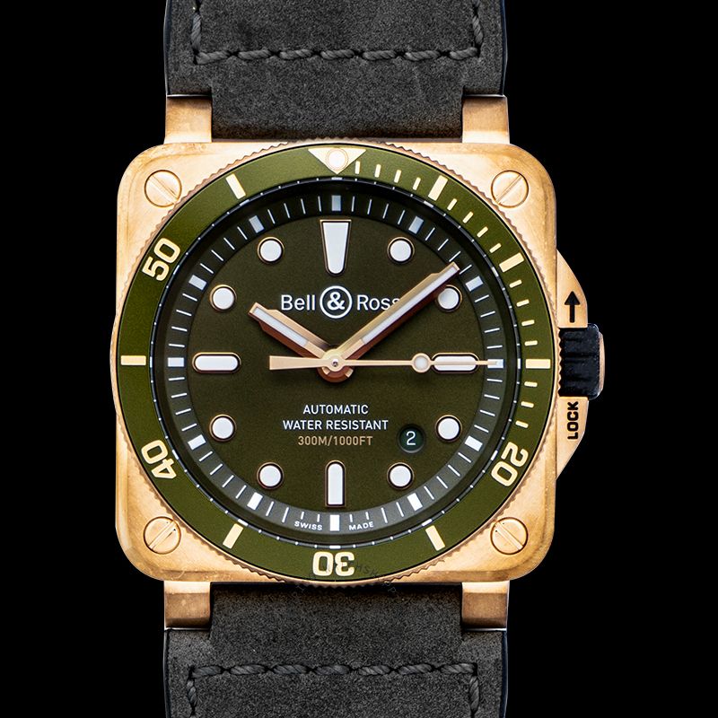 Bell & Ross Instruments BR0392-D-G-BR/SCA 3