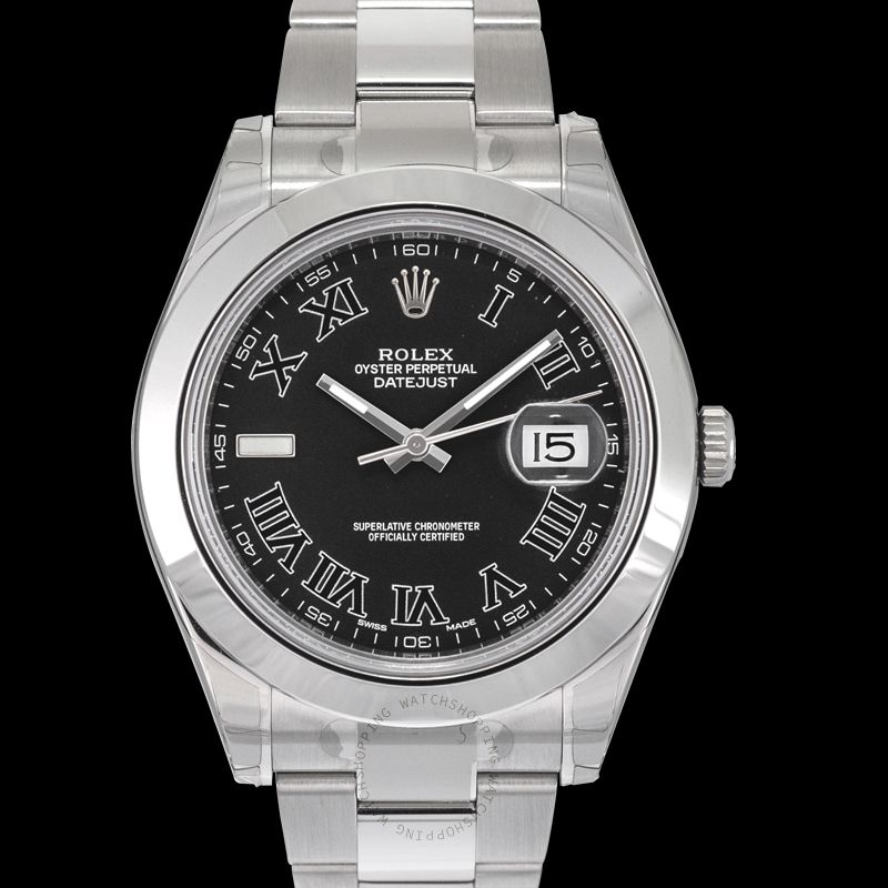 Rolex Datejust 116300/Black Roman 3
