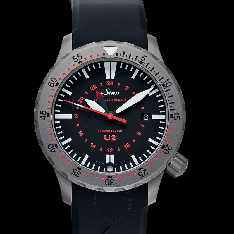 Sinn Diving Watches 1020.030-Silicone-LFC-Blk 3